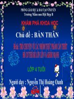 slide bài giảng trò chuyện về các nhóm thực phẩm 