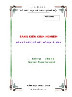 SKKN rèn kỹ năng vẽ biểu đồ địa lí lớp 9 