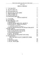 SKKN một số kinh nghiệm dạy phân môn chính tả lớp 1 