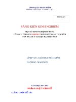 SKKN một số kinh nghiệm sử dụng công cụ tìm kiếm GOOGLE nhằm giúp giáo viên mầm non tra cứu tài liệu đạt hiệu quả 