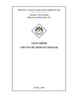 Giáo trình Chuyên đề Domain server - CĐ Nghề Công Nghiệp Hà Nội