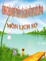 slide bài giảng nhà trần thành lập   môn lịch sử, lớp 4 