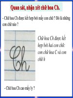 slide bài giảng ôn chữ hoa c   tập viết lớp 3d 