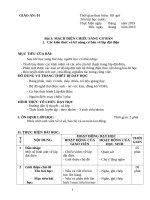 Giáo án Kỹ thuật lắp đặt điện