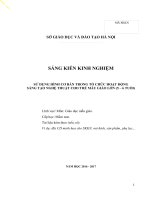 SKKN sử dụng hình cơ bản trong tổ chức hoạt động sáng tạo nghệ thuật cho trẻ mẫu giáo lớn (5 – 6 tuổi)  