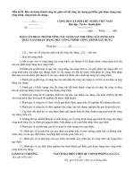 Mẫu Báo cáo hoàn thành công tác giám sát thi công xây dựng gói thầu, giai đoạn, hạng mục công trình, công trình xây dựng