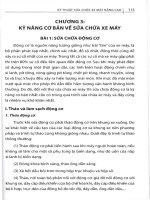 Kỹ thuật sửa chữa xe máy nâng cao: Phần 2