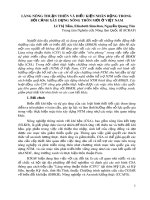 Làng nông thuận thiên và điều kiện nhân rộng trong bối cảnh xây dựng nông thôn mới ở Việt Nam