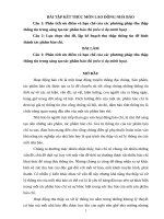 Bài tập môn lao động nhà báo