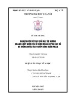 NGHIÊN cứu sự THAY đổi mật độ XƯƠNG QUANH KHỚP NHÂN tạo ở BỆNH NHÂN LUPUS BAN đỏ hệ THỐNG được THAY KHỚP HÁNG TOÀN PHẦN 