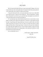 Báo cáo thực tập khoa Khách sạn Du lịch tại Khách sạn HOTEL du PARC HANOI 