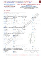  thầy đặng thành nam  hướng dẫn giải chi tiết đề thi thử  tốt nghiệp THPT đặng thúc hứa   nghệ an 