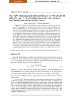 TÍNH TOÁN HỆ SỐ QUAN SÁT GIỮA MỘT BỀ MẶT VI PHÂN VÀ MỘT BỀ MẶT HỮU HẠN CÓ CÁC LỖ TRỐNG DẠNG HÌNH TRÒN SỬ DỤNG PHƯƠNG PHÁP MÔ PHỎNG MONTECARLO