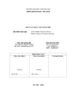 Báo cáo thực tập khoa Khách sạn Du lịch tại Công ty cổ phần dịch vụ cáp treo bà nà (4) 