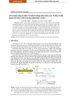 Xây dựng mạch điện tử mô phỏng đáp ứng của tế bào thần kinh với kích thích xung điện một chiều