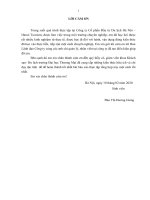 Báo cáo thực tập khoa Khách sạn Du lịch tại Công ty cổ phần đầu tư du lịch hà nội 