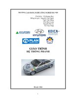 Giáo trình Hệ thống phanh  CĐ Nghề Công Nghiệp Hà Nội
