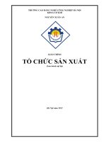 Giáo trình Tổ chức sản xuất  CĐ Nghề Công Nghiệp Hà Nội