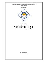 Giáo trình Vẽ kỹ thuật  CĐ Nghề Công Nghiệp Hà Nội (Lê Thị Hoa)