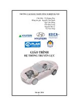 Giáo trình Hệ thống truyền lực  CĐ Nghề Công Nghiệp Hà Nội