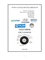 Giáo trình Lốp và bánh xe  CĐ Nghề Công Nghiệp Hà Nội