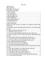 Thực trạng công tác đánh giá thực hiện công việc của đội ngũ cán bộ, công chức tại uỷ ban nhân dân huyện phú lộc, tỉnh thừa thiên huế