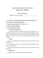 SKKN phương pháp giúp học sinh hình thành khái niệm và nắm vững kiến thức trọng tâm bài học ở lớp 