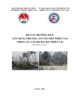 SỔ TAY HƯỚNG DẪN XÂY DỰNG PHƯƠNG ÁN ỨNG PHÓ THIÊN TAI THEO CÁC CẤP ĐỘ RỦI RO THIÊN TAI