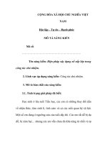 SKKN biện pháp xây dựng nề nếp lớp trong công tác chủ nhiệm  