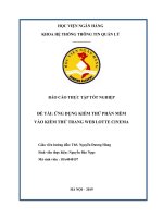 ỨNG DỤNG KIỂM THỬ PHẦN mềm  vào KIỂM THỬ TRANG WEB LOTTE CINEMA 