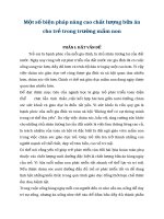 SKKN một số biện pháp nâng cao chất lượng bữa ăn cho trẻ trong trường mầm non 1 