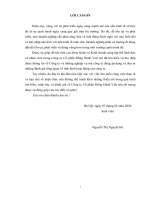 Báo cáo thực tập Khoa Quản trị kinh doanh tại Công ty cổ phần đồng hành việt 