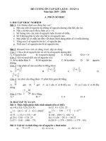 DE CUONG GIUA KI 2 TOAN 6