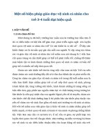 SKKN một số biện pháp giáo dục vệ sinh cá nhân cho trẻ 3 4 tuổi đạt hiệu quả 