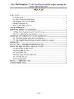 SKKN tổ chức hoạt động trải nghiệm sáng tạo trong dạy học ca dao   dân ca ngữ văn 7