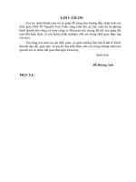 Thực trạng hoạt động bán hàng ở công ty Thương mại Cổ phần Dịch vụ và Xuất nhập khẩu Maxcom