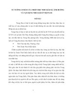 TIỂU LUẬN CAO học, tư TƯỞNG cơ bản của TRIẾT học NHO GIÁO sự ẢNH HƯỞNG và vận DỤNG NHO GIÁO ở VIỆT NAM