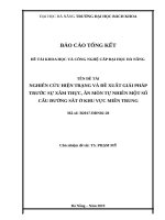 Nghiên cứu hiện trạng và đề xuất giải pháp trước sự xâm thực, ăn mòn tự nhiên một số cầu đường sắt ở khu vực miền trung 