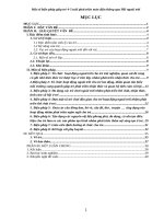 SKKN một số biện pháp giúp trẻ 4 5 tuổi phát triển toàn diện thông qua hoạt động ngoài trời 