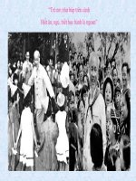 Bài dự thi  vận dụng kiến thức liên môn – dạy học theo chủ đề tích hợp TUYÊN bố THẾ GIỚI về sự SỐNG còn QUYỀN được b 