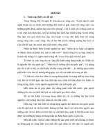 Tiểu luận cao học, kỹ năng sử dụng nhân tài trong lãnh đạo, quản lý