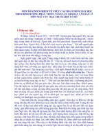 SKKN một số kinh nghiệm tổ chức các hoạt động dạy học  theo định hướng phát  triển  năng lực khi dạy văn bản  ở môn ngữ văn   bậc trung học cơ sở 