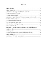 Tieu luan cao học, lich su tu tuong chinh tri,  lịch sử tư tưởng chính trị của nhà nguyễn