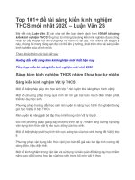 Top 101+ đề tài sáng kiến kinh nghiệm THCS mới nhất 2020