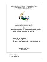 SKKN một số phương pháp giải phương trình nghiệm nguyên nhằm nâng cso chất lượng học sinh giỏi 