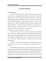 SKKN rèn kỹ năng đọc, kỹ năng ghi nhớ chữ cái,âm, vần trong dạy học môn tiếng việt của học sinh lớp 1 