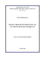 Chương Trình Truyền Hình Tương Tác Của Truyền Hình Việt Nam Hiện Nay