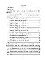 Tiểu luận cao học, sự hình thành và phát triển của hội sinh viên việt nam