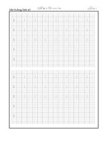 BÉ tập tô các nét cơ bản