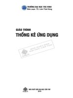 Giáo trình Thống kê ứng dụng
